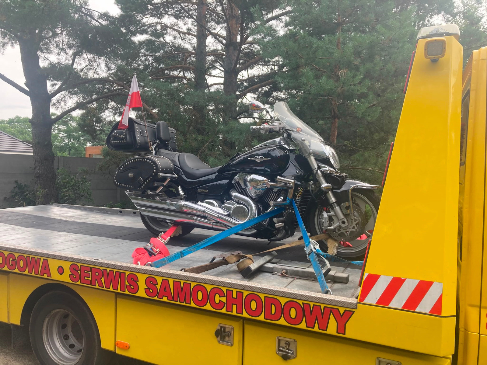 Bezpieczny transport motocykla